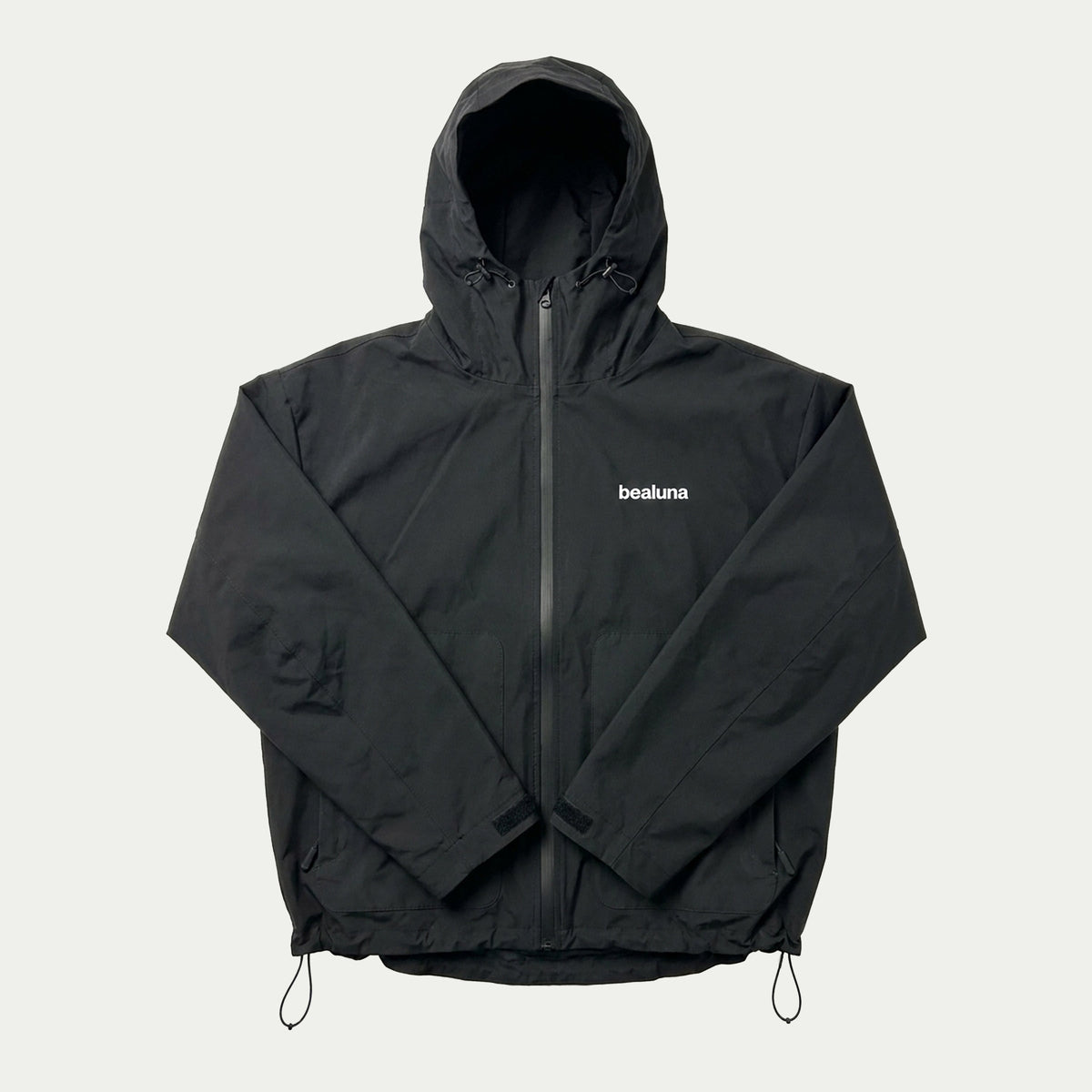 Veste de pluie guépard réactive à l'eau - Noir