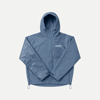 Veste de pluie guépard réactive à l'eau - Bleu