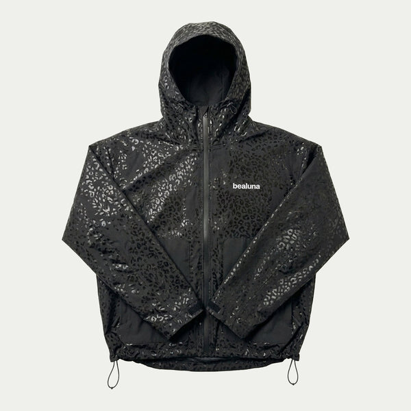 Veste de pluie guépard réactive à l'eau - Noir