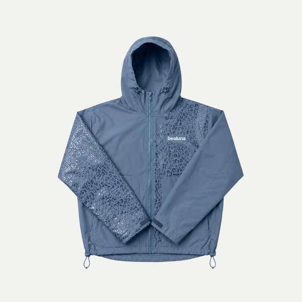 Veste de pluie guépard réactive à l'eau - Bleu